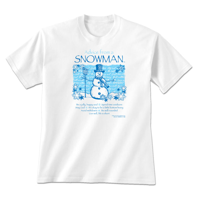 SnowMan Tシャツ Advice from a Snowman T-Shirt