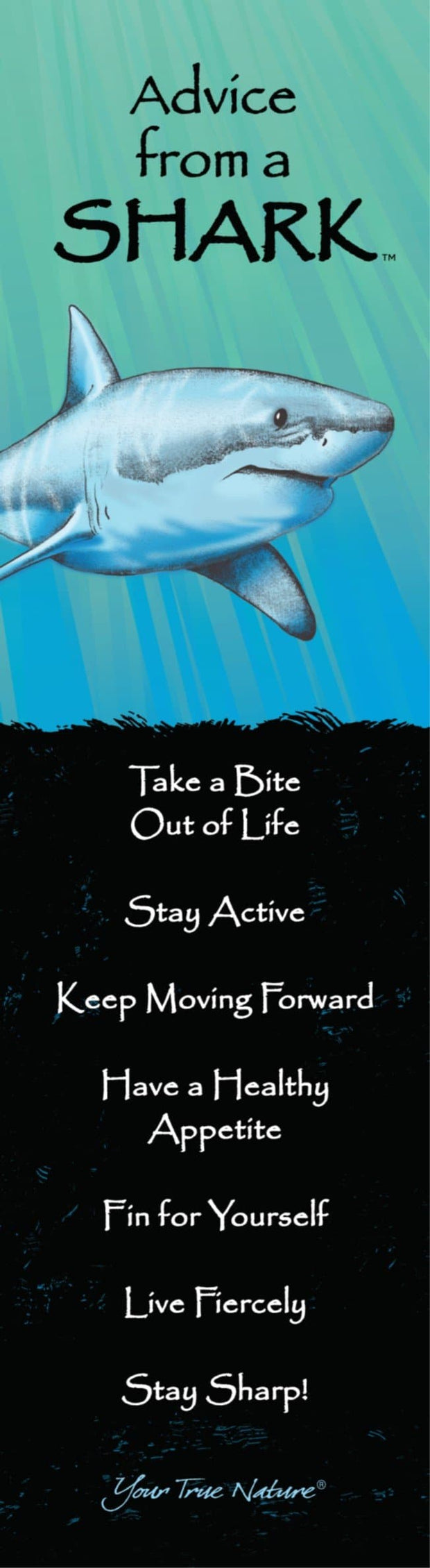 Advice from a Shark Laminated Bookmark