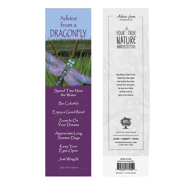 Advice from a Dragonfly Laminated Bookmark