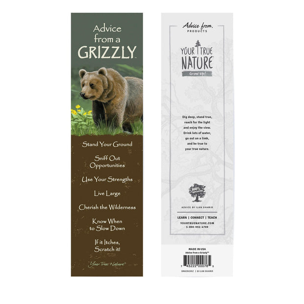Advice from a Grizzly Laminated Bookmark