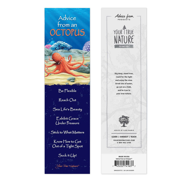 Advice from an Octopus Laminated Bookmark