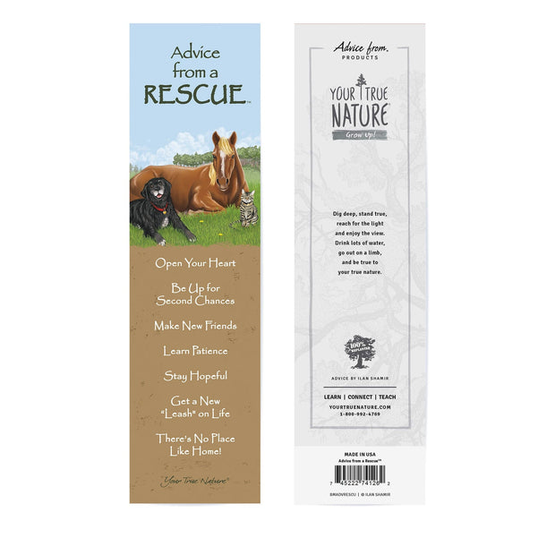 Advice from a Rescue Laminated Bookmark