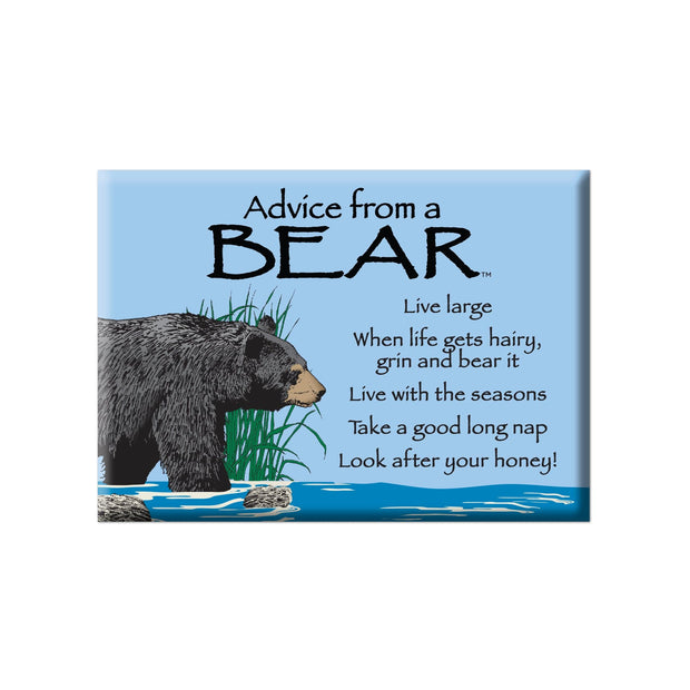 Advice from a Bear Jumbo Magnet