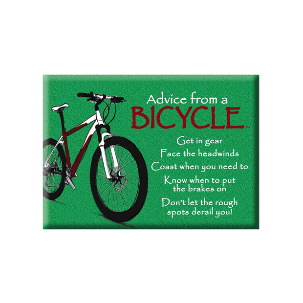 Advice from a Bicycle Jumbo Magnet