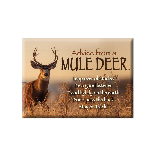 Advice from a Mule Deer Jumbo Magnet