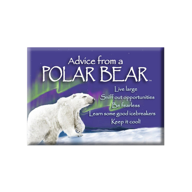 Advice from a Polar Bear Jumbo Magnet