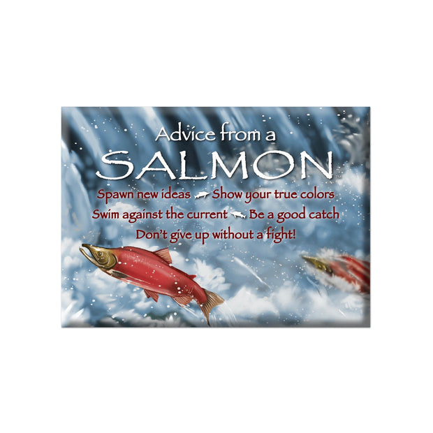 Advice from a Salmon Jumbo Magnet