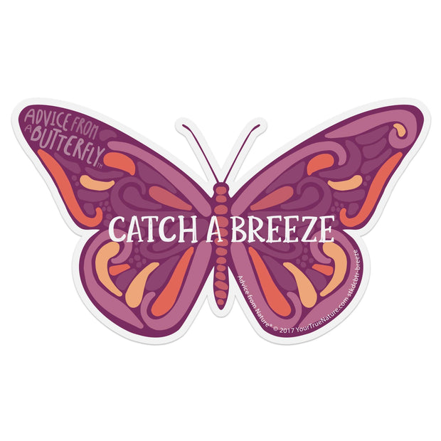 Advice from a Butterfly Sticker