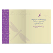 Advice from a Dragonfly Birthday Card