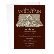 Advice from a Mountain Friendship Card (You rock)