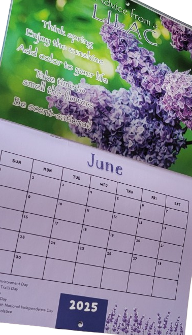 2025 Calendar - Birds, Bees, Flowers & Trees Edition