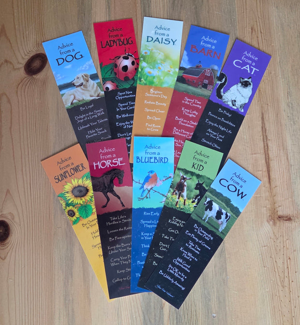 Farmyard Friends - Classic Laminated Bookmark 10 pack Bundle