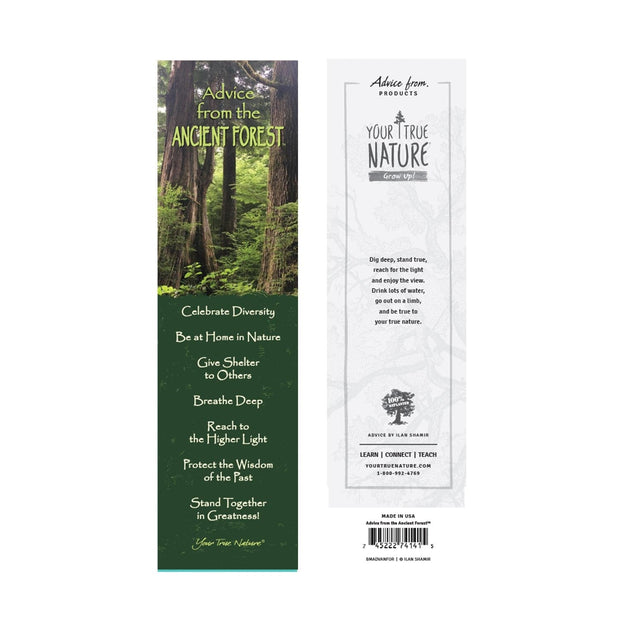 Advice from the Ancient Forest Laminated Bookmark
