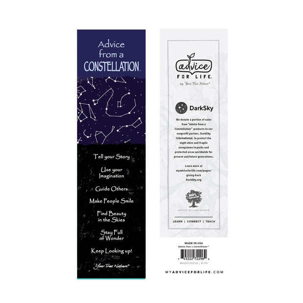 Advice from a Constellation Laminated Bookmark