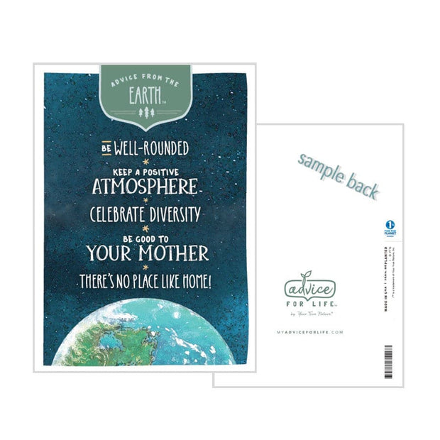 Advice from the Earth Greeting Card