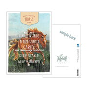 Advice from a Horse Greeting Card - Blank