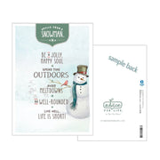 Advice from a Snowman Holiday Card
