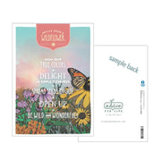 Advice from a Wildflower Greeting Card - Blank