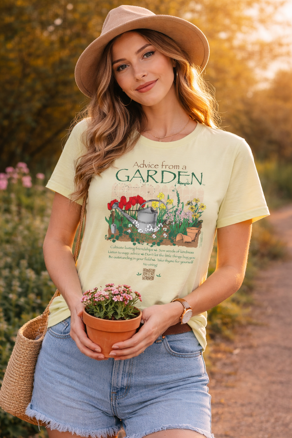 Advice from a Garden T-Shirt - Ladies Cut