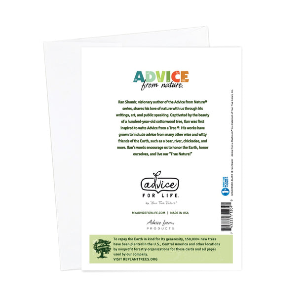 Advice from a Mushroom-Greeting Card