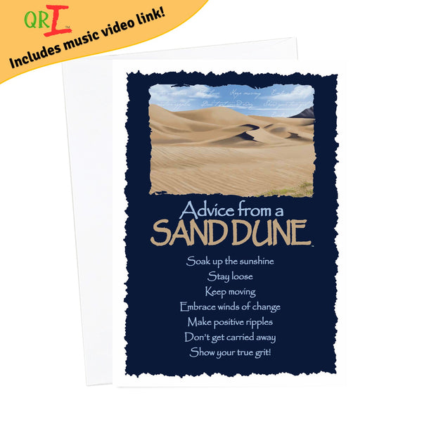 Advice from a Sand Dune-Greeting Card