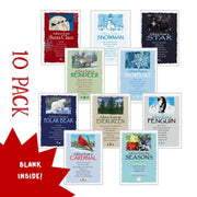 Happy Holidays - Classic Greeting Card 10 pack