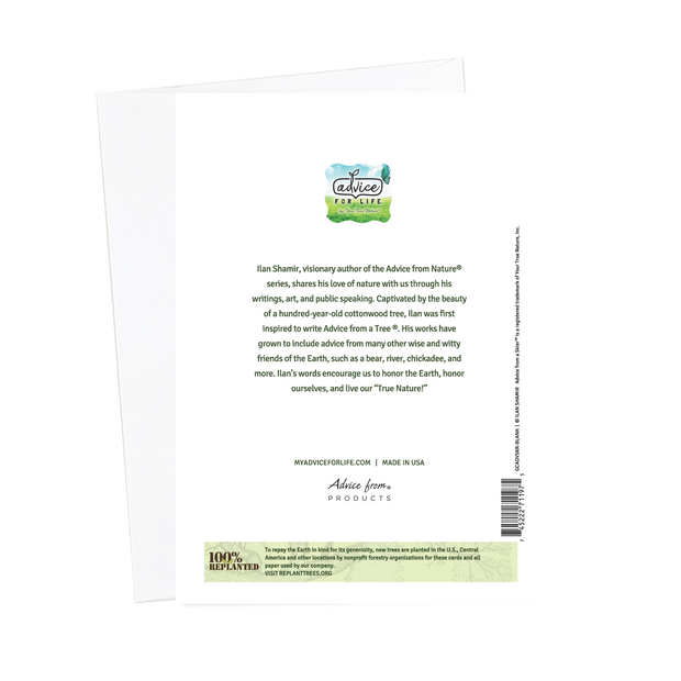 Advice from a Skier-Greeting Card