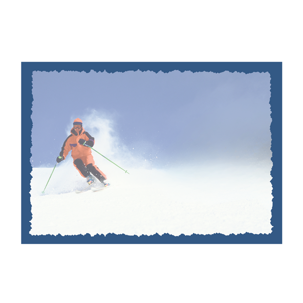 Advice from a Skier-Greeting Card