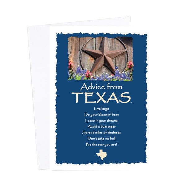 Advice from Texas Greeting Card