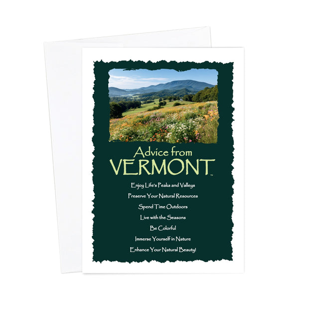Advice from Vermont-Greeting Card