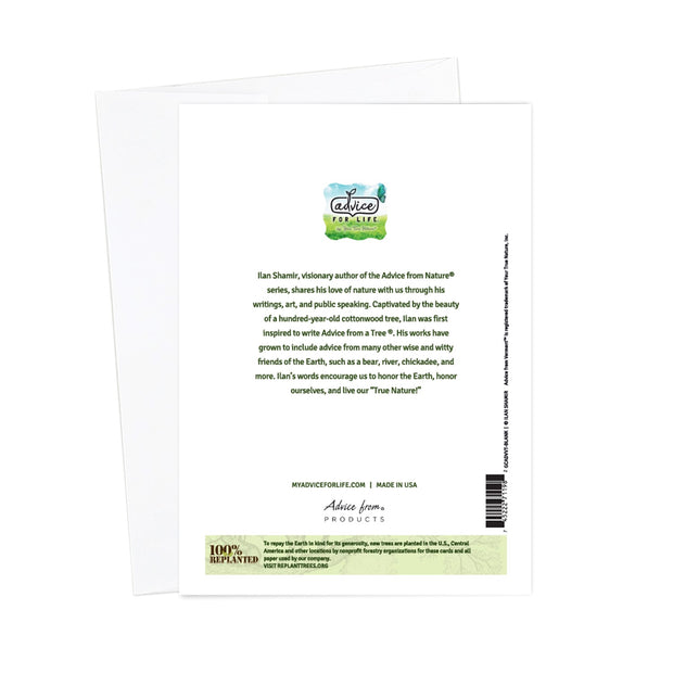 Advice from Vermont-Greeting Card