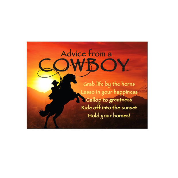 Advice from a Cowboy Jumbo Magnet