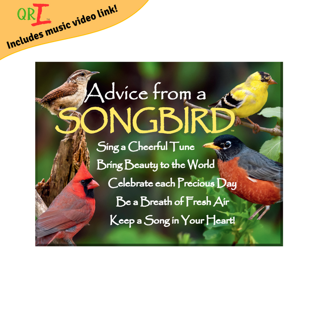 Advice from a Songbird Jumbo Magnet