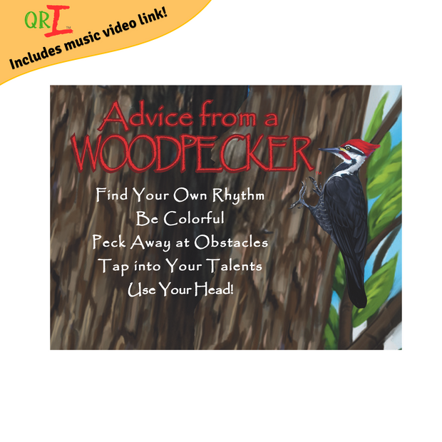 Advice from a Woodpecker Jumbo Magnet