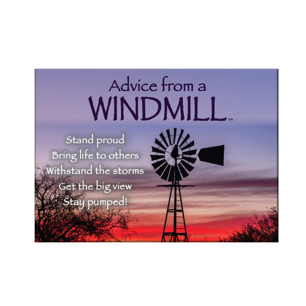 Advice from a Windmill Jumbo Magnet