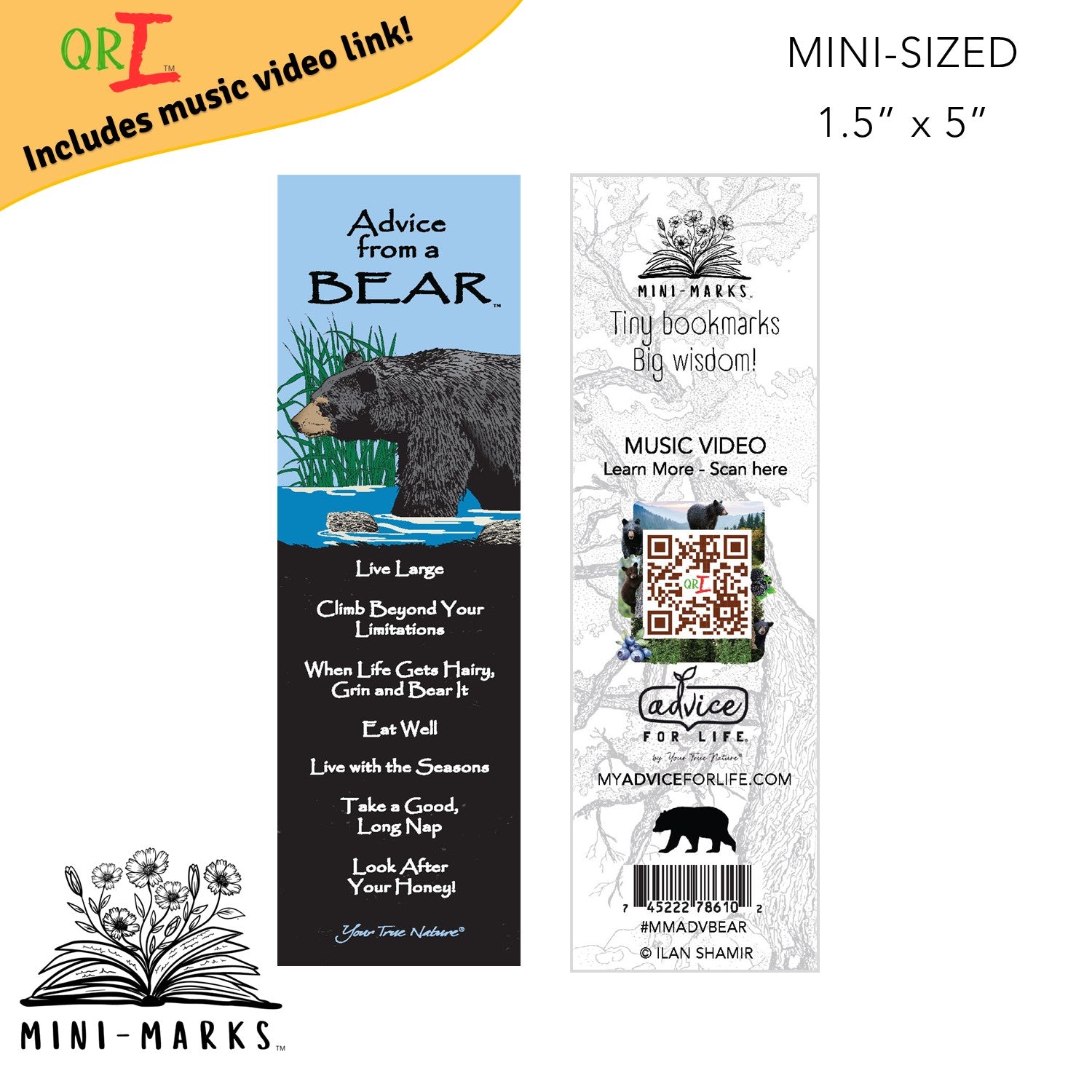Laminated Bookmarks – Advice For Life