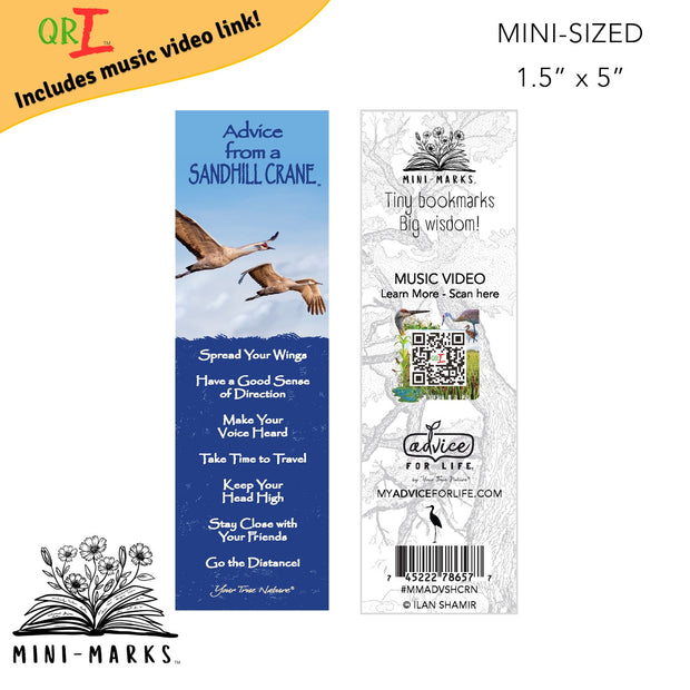 Advice from a Sandhill Crane Mini-Mark