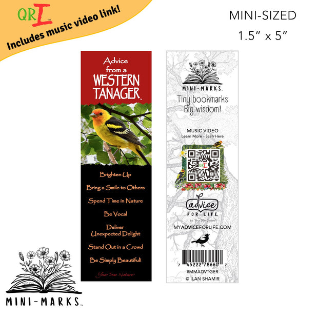 Advice from a Western Tanager Mini-Mark