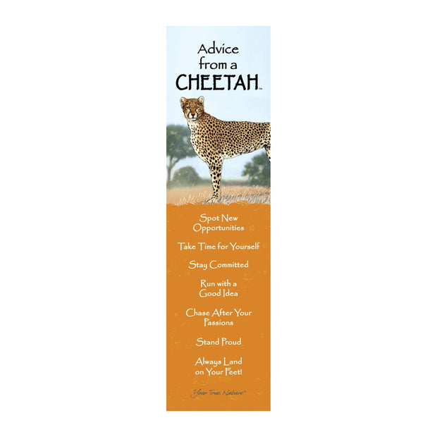 Advice from a Cheetah Laminated Bookmark