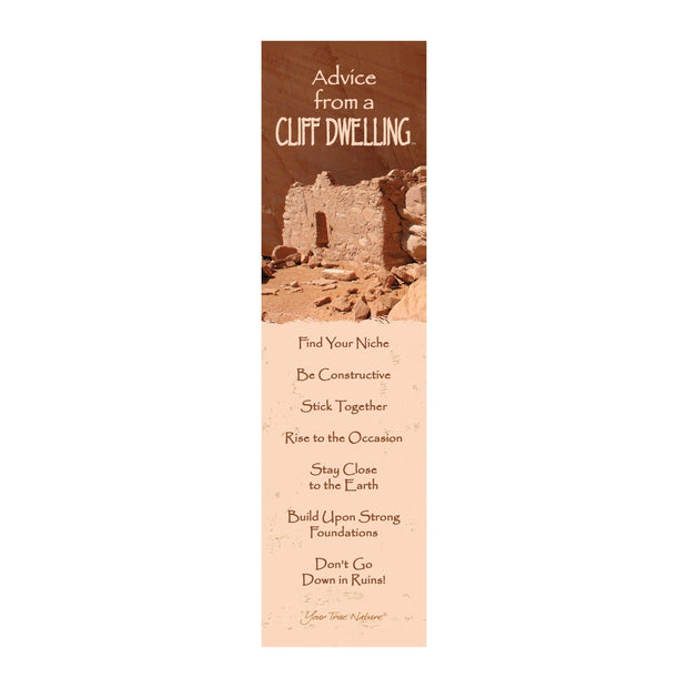 Advice from a Cliff Dwelling Laminated Bookmark