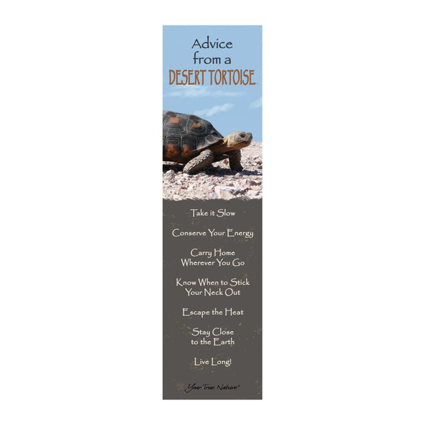 Advice from a Desert Tortoise Laminated Bookmark