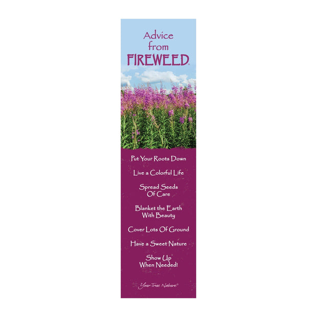 Advice from a Fireweed Laminated Bookmark