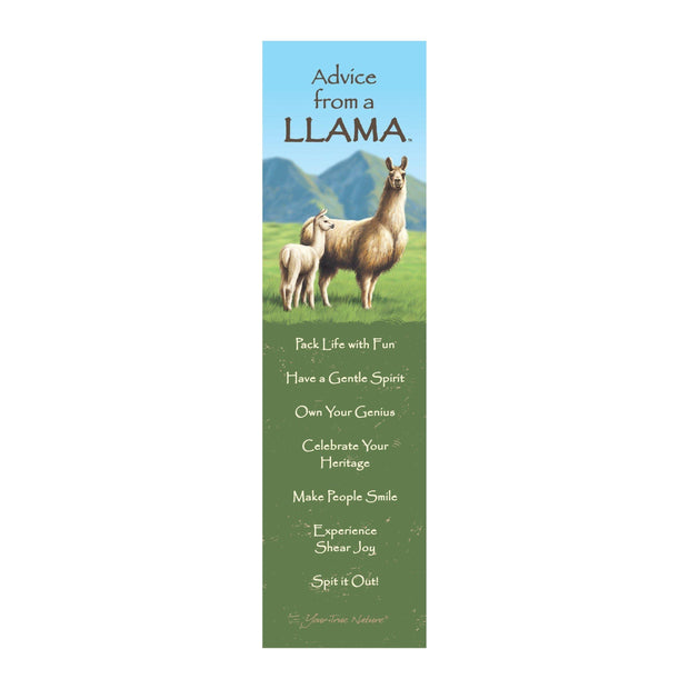 Advice from a Llama Laminated Bookmark