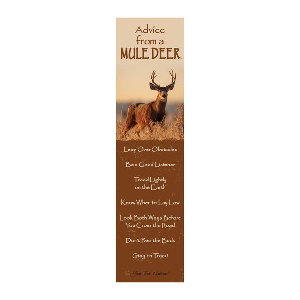 Advice from a Mule Deer Laminated Bookmark