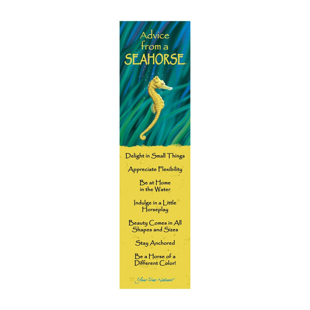 Advice from a Seahorse Laminated Bookmark