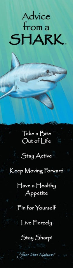 Advice from a Shark Laminated Bookmark