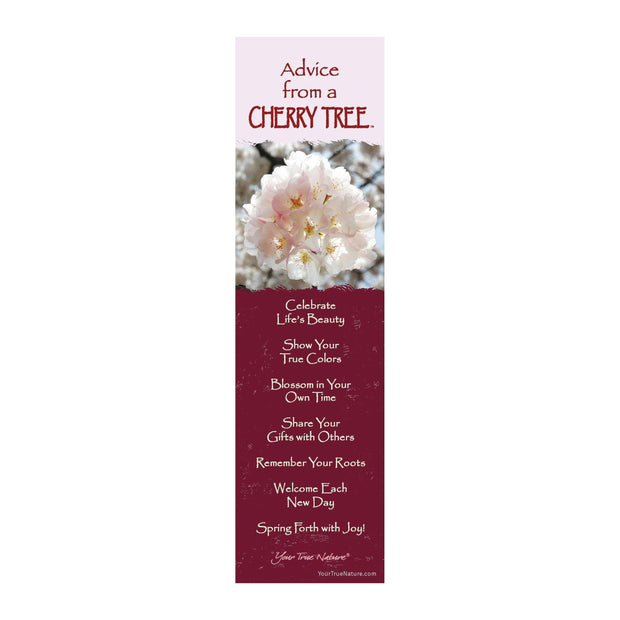 Advice from a Cherry Tree Laminated Bookmark