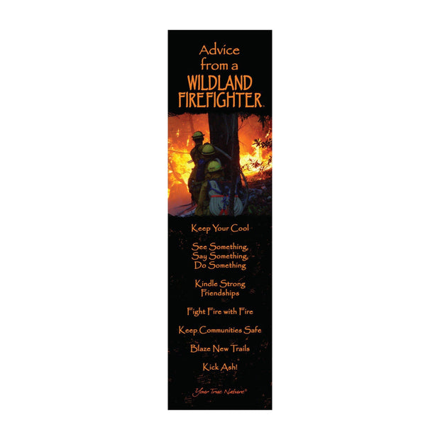 Advice from a Wildland Firefighter Laminated Bookmark