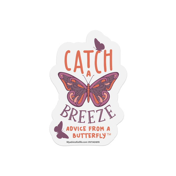 Advice from a Butterfly-Typography Sticker