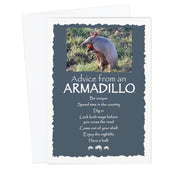 Advice from an Armadillo Greeting Card